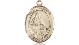 [8110KT] 14kt Gold Saint Veronica Medal