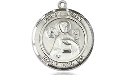 [8056RDSS] Sterling Silver Saint John the Apostle Medal