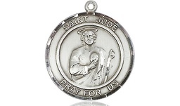 [8060RDSS] Sterling Silver Saint Jude Medal