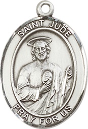 [8060SSY] Sterling Silver Saint Jude Medal - With Box