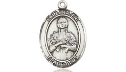 [8061SS] Sterling Silver Saint Kateri Medal