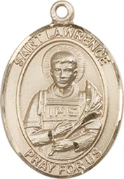 [8063GF] 14kt Gold Filled Saint Lawrence Medal