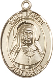 [8064GF] 14kt Gold Filled Saint Louise de Marillac Medal