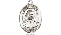 [8064SS] Sterling Silver Saint Louise de Marillac Medal