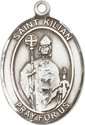 [8067SS] Sterling Silver Saint Kilian Medal