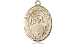 [8069GF] 14kt Gold Filled Saint Maria Faustina Medal
