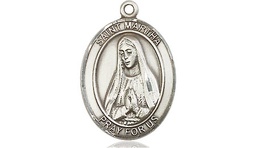 [8075SS] Sterling Silver Saint Martha Medal
