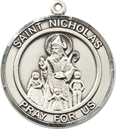 [8080RDSS] Sterling Silver Saint Nicholas Medal