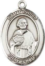 [8083SS] Sterling Silver Saint Philip the Apostle Medal