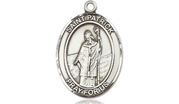 [8084SSY] Sterling Silver Saint Patrick Medal - With Box