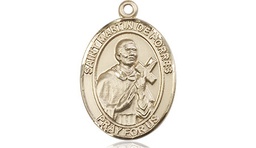 [8089GF] 14kt Gold Filled Saint Martin de Porres Medal