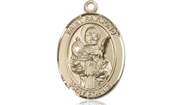 [8091GF] 14kt Gold Filled Saint Raymond Nonnatus Medal