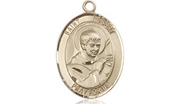 [8096GF] 14kt Gold Filled Saint Robert Bellarmine Medal