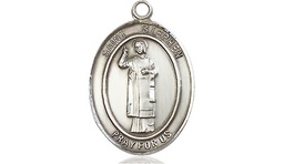 [8104SSY] Sterling Silver Saint Stephen the Martyr Medal - With Box