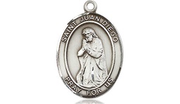 [8111SS] Sterling Silver Saint Juan Diego Medal