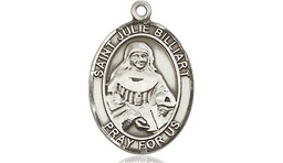 [8117SS] Sterling Silver Saint Julie Billiart Medal