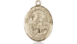[8119GF] 14kt Gold Filled Lord Is My Shepherd Medal