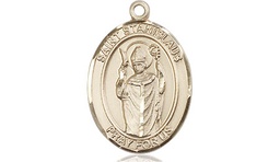 [8124GF] 14kt Gold Filled Saint Stanislaus Medal