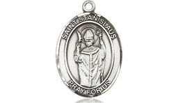[8124SS] Sterling Silver Saint Stanislaus Medal