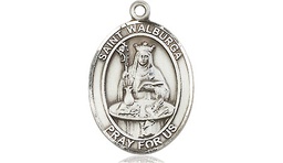 [8126SS] Sterling Silver Saint Walburga Medal