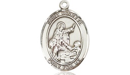 [8268SS] Sterling Silver Saint Colette Medal