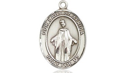 [8269SS] Sterling Silver Our Lady of Africa Medal