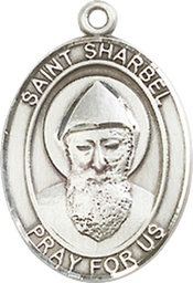 [8271SS] Sterling Silver Saint Sharbel Medal