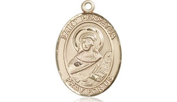 [8272GF] 14kt Gold Filled Saint Perpetua Medal