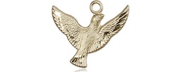 [5912KT] 14kt Gold Holy Spirit Medal