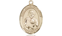 [8277GF] 14kt Gold Filled Saint James the Lesser Medal