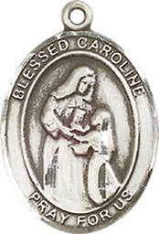[8281SS] Sterling Silver Blessed Caroline Gerhardinger Medal