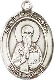 [8296SS] Sterling Silver Saint Athanasius Medal