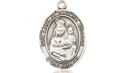 [8299SS] Sterling Silver Our Lady of Prompt Succor Medal
