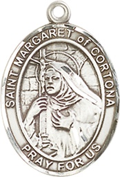 [8301SS] Sterling Silver Saint Margaret of Cortona Medal