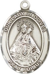 [8303SS] Sterling Silver Our Lady of Olives Medal