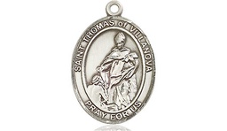 [8304SS] Sterling Silver Saint Thomas of Villanova Medal