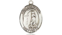 [8314SS] Sterling Silver Saint Zoe of Rome Medal