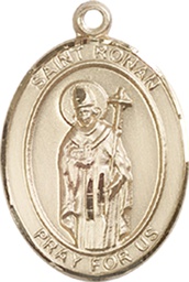 [8315GF] 14kt Gold Filled Saint Ronan Medal