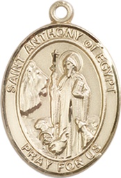 [8317GF] 14kt Gold Filled Saint Anthony of Egypt Medal