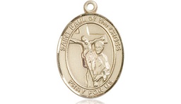 [8318GF] 14kt Gold Filled Saint Paul of the Cross Medal