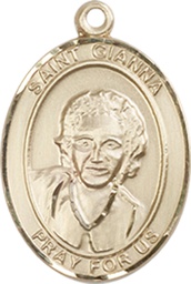 [8322GF] 14kt Gold Filled Saint Gianna Medal