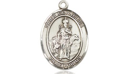 [8325SS] Sterling Silver Saint Cornelius Medal
