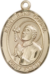 [8334GF] 14kt Gold Filled Saint Rene Goupil Medal