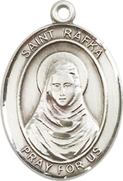 [8338SS] Sterling Silver Saint Rafka Medal