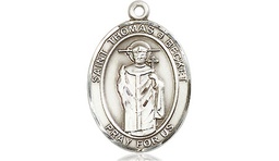 [8344SS] Sterling Silver Saint Thomas A Becket Medal