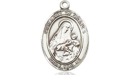 [8347SS] Sterling Silver Our Lady of Grapes Medal