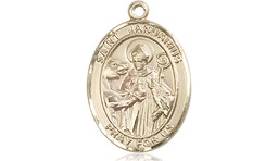 [8351GF] 14kt Gold Filled Saint Januarius Medal