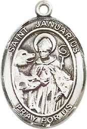 [8351SS] Sterling Silver Saint Januarius Medal