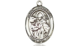 [8351SS] Sterling Silver Saint Januarius Medal
