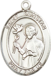 [8355SS] Sterling Silver Saint Dunstan Medal
